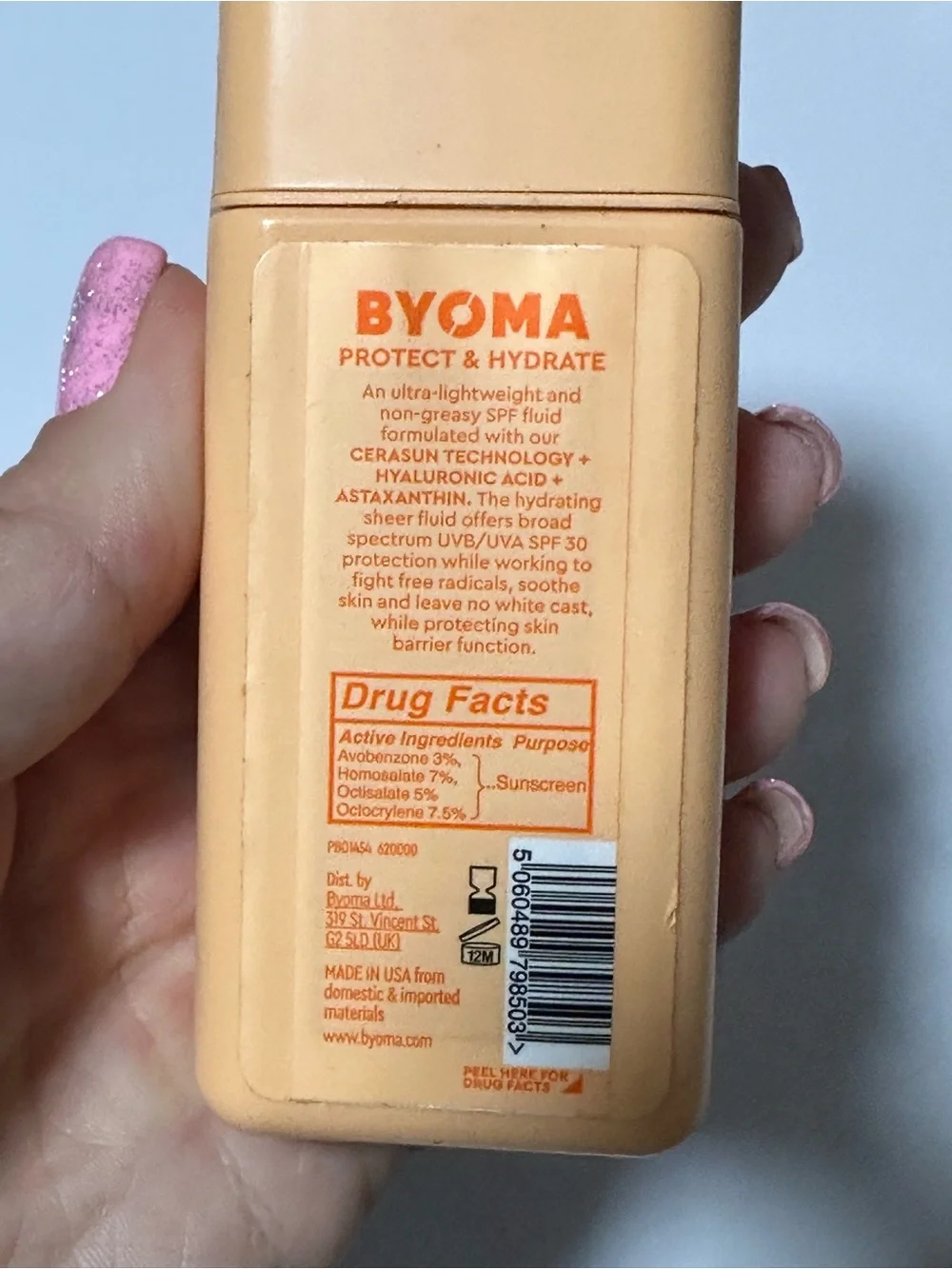 BYOMA Ultralight Face Fluid SPF 30 — 50 ml / 1.69 fl oz
